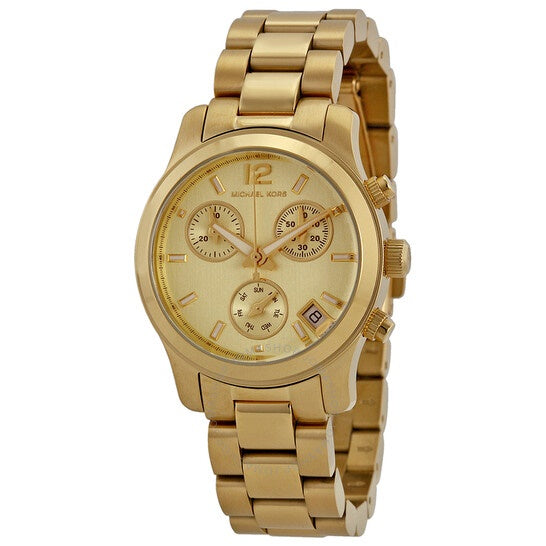Michael Kors Cooper Gold Dial Gold Steel Strap Watch for Women - MK6274 Buy Now By Michael Kors