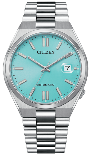 Citizen Tsuyosa Automatic Turquoise Dial Silver Steel Strap Watch For Men - NJ0151-88M Buy Now By Citizen