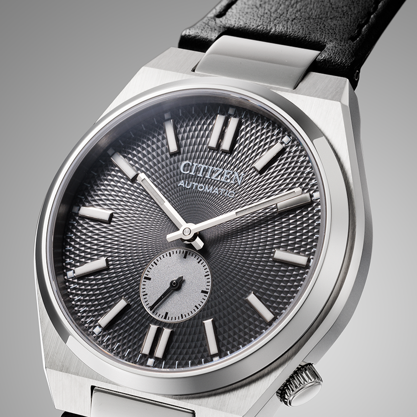 Citizen Tsuyosa Automatic Grey Dial Black Leather Strap Watch for Men - NK5010-01H Buy Now By Citizen