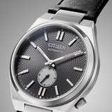Citizen Tsuyosa Automatic Grey Dial Black Leather Strap Watch for Men - NK5010-01H Buy Now By Citizen