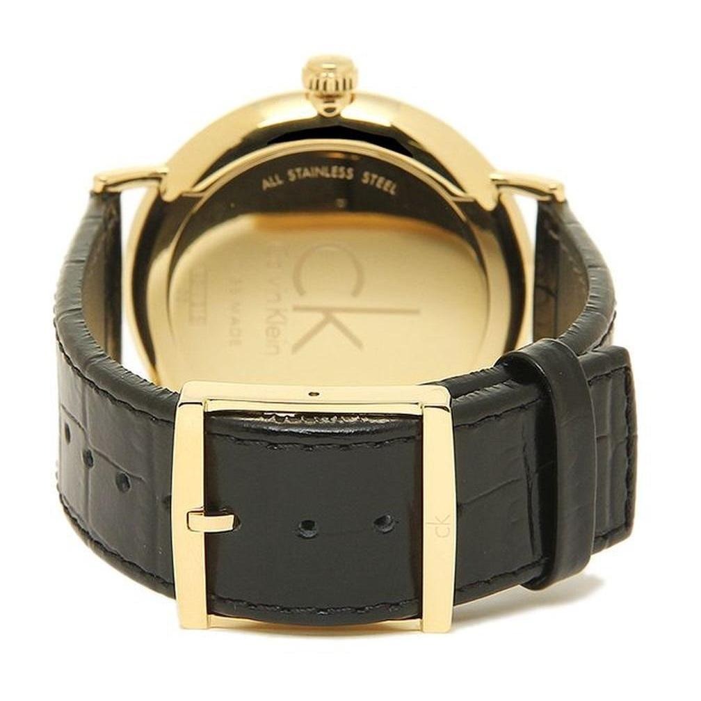 Calvin Klein Surround Silver Dial Black Leather Strap Watch for Men - K3W215C6 Buy Now By Calvin Klein