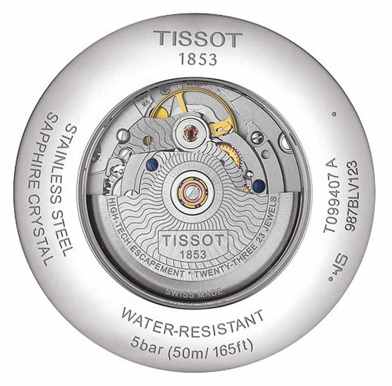 Tissot T Classic Chemin Des Tourelles Chronometer Black Dial Silver Steel Strap Watch For Men - T099.408.11.058.00 Buy Now By Tissot