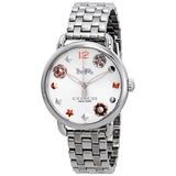 Coach Delancey White Dial Stainless Steel Watch For Women - 14502810 Buy Now By Coach