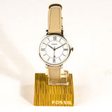Fossil Jacqueline White Dial Beige Leather Strap Watch for Women - ES3793 Buy Now By Fossil