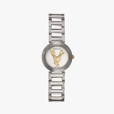 Versace Virtus Quartz White Dial Silver Steel Strap Watch For Women - VET300621 Buy Now By Versace