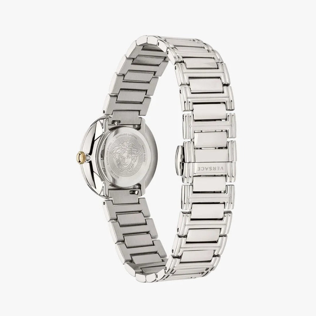 Versace Virtus Quartz White Dial Silver Steel Strap Watch For Women - VET300621 Buy Now By Versace