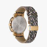 Versace Greca Chronograph Black Dial Brown Leather Strap Watch For Men - VEZ900621 Buy Now By Versace