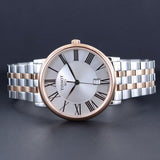 Tissot T Classic Carson Premium Silver Dial Two Tone Steel Strap Watch For Men - T122.410.22.033.00 Buy Now By Tissot