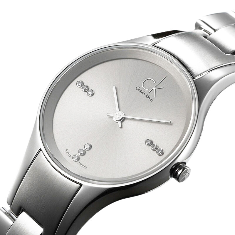 Calvin Klein Simplicity Silver Dial Silver Steel Strap Watch for Women - K4323120 Buy Now By Calvin Klein
