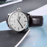 Mido Multifort Automatic Silver Dial Black Leather Strap Watch For Men - M005.430.16.031.80 Buy Now By Mido