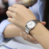 Mido Baroncelli III Automatic Diamonds White Dial Silver Steel Strap Watch For Women - M7600.4.66.1 Buy Now By Mido