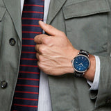 IWC Portofino '150 Years Edition' Automatic Blue Dial Black Leather Strap Watch for Men - IW356518 Buy Now By IWC