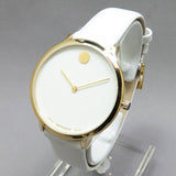 Movado Museum 70th Anniversary Special Edition White Dial White Leather Strap Watch For Women - 0607139 Buy Now By Movado