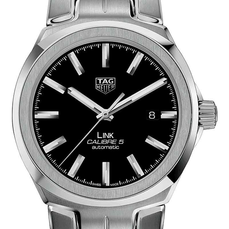 Tag Heuer Link Quartz Black Dial Silver Steel Strap Watch for Women - WBC2110.BA0603 Buy Now By Tag Heuer