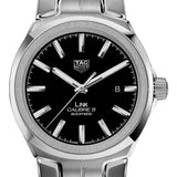Tag Heuer Link Quartz Black Dial Silver Steel Strap Watch for Women - WBC2110.BA0603 Buy Now By Tag Heuer