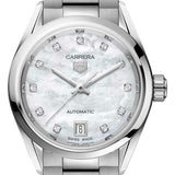 Tag Heuer Carrera Diamonds Mother of Pearl Dial Silver Steel Strap Watch for Women - WBN2412.BA0621 Buy Now By Tag Heuer