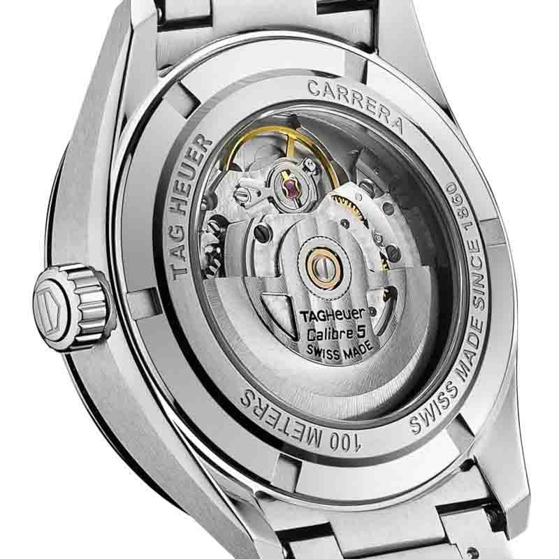 Tag Heuer Carrera Date Blue Dial Silver Steel Strap Watch for Men - WBN2112.BA0639 Buy Now By Tag Heuer