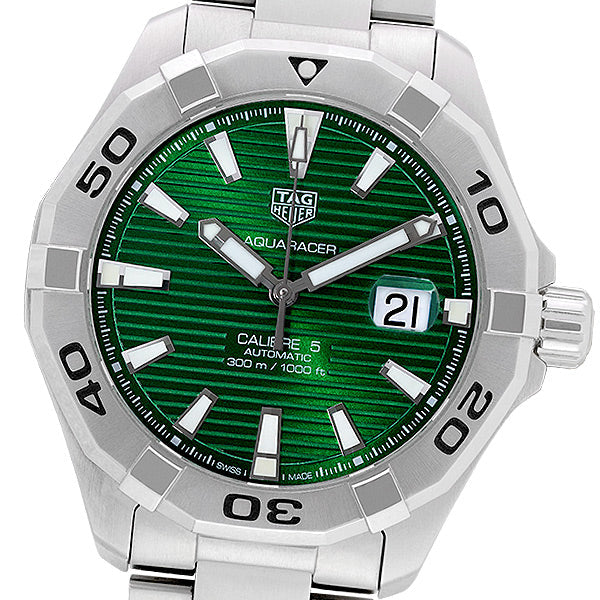 Tag Heuer Aquaracer Green Dial Watch for Men - WAY2015.BA0927 Buy Now By Tag Heuer