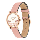Coach Perry Silver Dial Pink Leather Strap Watch For Women - 14503325 Buy Now By Coach