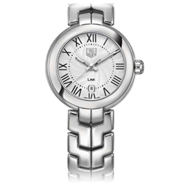 Tag Heuer Link Roman Numeral Silver Dial Silver Steel Strap Watch for Women - WAT1416.BA0954 Buy Now By Tag Heuer