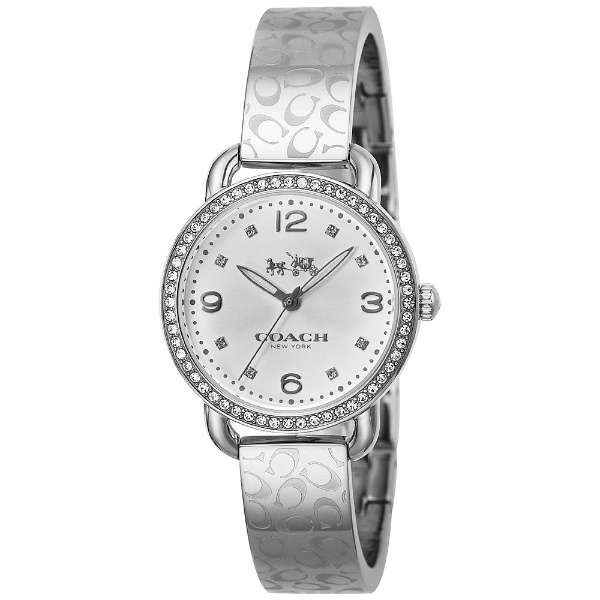 Coach Delancey White Dial Silver Steel Strap Watch for Women - 14502353 Buy Now By Coach