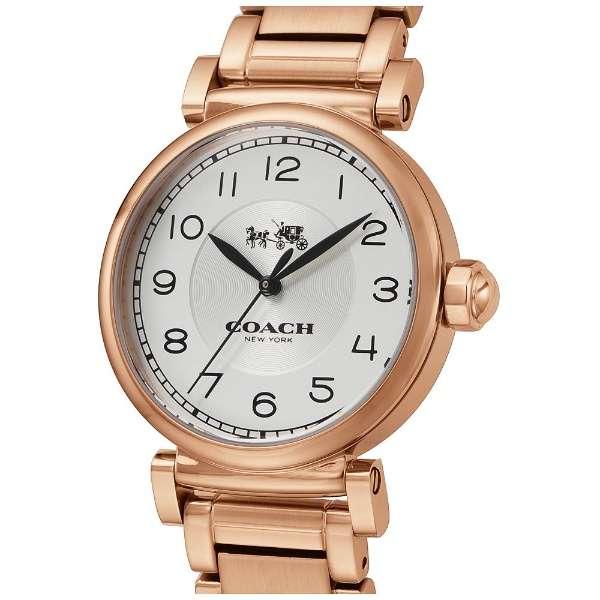 Coach Madison White Dial Rose Gold Steel Strap Watch for Women - 14502395 Buy Now By Coach