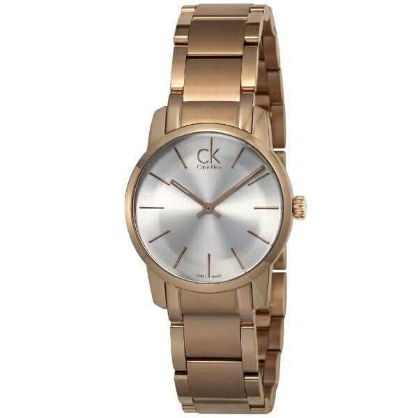 Calvin Klein City White Mother of Pearl Dial Rose Gold Steel Strap Watch for Women - K2G23646 Buy Now By Calvin Klein