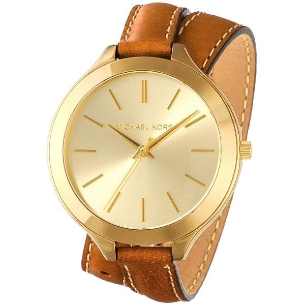 Michael Kors Runway Gold Dial Brown Leather Strap Watch For Women - MK2256 Buy Now By Michael Kors