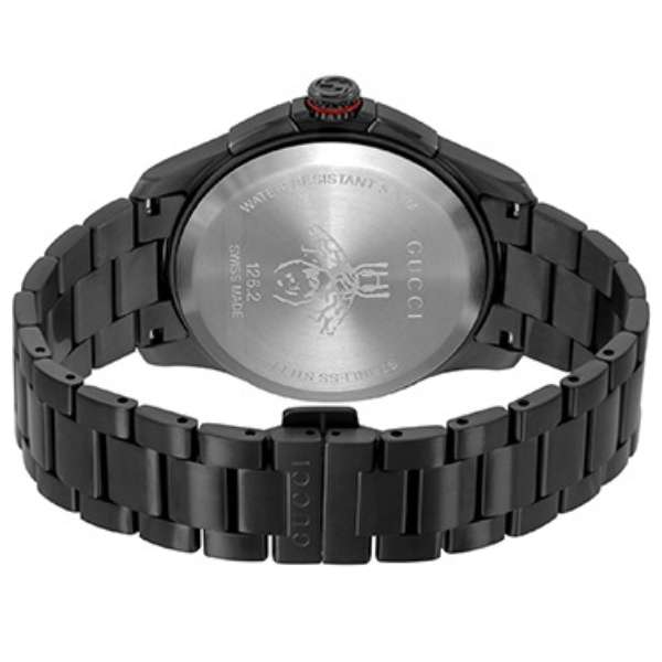 Gucci G-Timeless Chronograph Black Dial Black Steel Strap Watch For Men - YA126268 Buy Now By Gucci