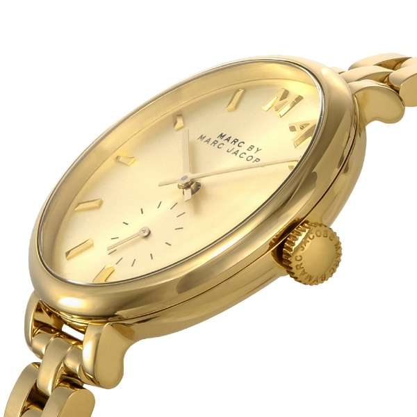 Marc Jacobs Sally Champagne Gold Dial Gold Steel Strap Watch for Women - MBM3363 Buy Now By Marc Jacobs