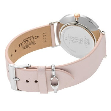 Coach Perry White Dial Pink Leather Strap Watch for Women - 14503128 Buy Now By Coach
