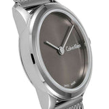 Calvin Klein Minimal Grey Dial Silver Mesh Bracelet Watch for Women - K3M231Y3 Buy Now By Calvin Klein