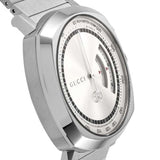 Gucci Grip Collection Quartz Silver Dial Silver Steel Strap Watch For Men - YA157302 Buy Now By Gucci