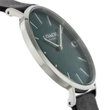 Coach Charles Green Dial Black Leather Strap Watch for Men - 14602436 Buy Now By Coach