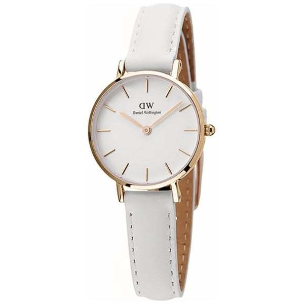 Daniel Wellington Petite Bondi White Dial White Leather Strap Watch for Women - DW00100189 Buy Now By Daniel Wellington