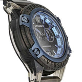 Versace icon Active Chronograph Black Dial Black Silicone Strap Watch For Men - VEZ700622 Buy Now By Versace