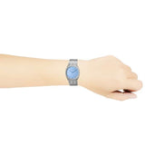 Gucci 25H Quartz Blue Dial Silver Steel Strap Unisex Watch - YA163408 Buy Now By Gucci