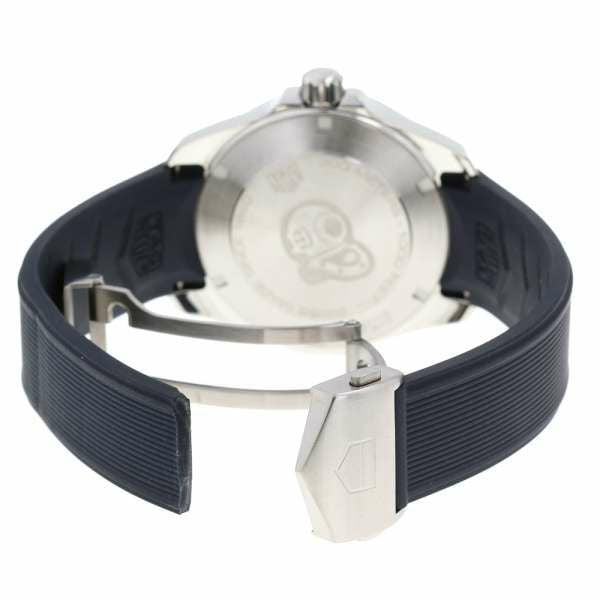 Tag Heuer Aquaracer Blue Dial Blue Rubber Strap Watch for Men - WAY111C.FT6155 Buy Now By Tag Heuer
