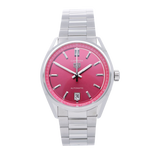Tag Heuer Carrera Date Automatic 18K Pink Dial Silver Steel Strap Watch for Women - WBN2313.BA0001 Buy Now By Tag Heuer