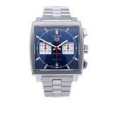 Tag Heuer Monaco Automatic Chronograph Blue Dial Silver Steel Strap Watch for Men - CBL2111.BA0644 Buy Now By Tag Heuer