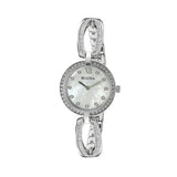 Bulova Crystal Collection Mother of Pearl Dial Silver Steel Strap Watch for Women - 96L223 Buy Now By Bulova