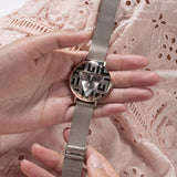 Guess Iconic Quartz Silver Dial Silver Mesh Bracelet Watch For Women - GW0527L1 Buy Now By Guess