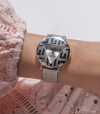 Guess Iconic Quartz Silver Dial Silver Mesh Bracelet Watch For Women - GW0527L1 Buy Now By Guess