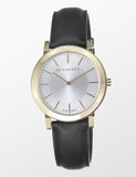 Burberry The City Gold Dial Black Leather Strap Watch for Men - BU2353 Buy Now By Burberry
