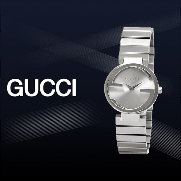 Gucci G Interlocking Silver Dial Silver Steel Strap Watch For Women - YA133503 Buy Now By Gucci