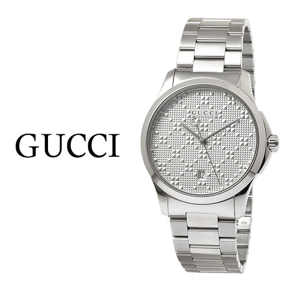 Gucci G Timeless Quartz Silver Dial Silver Steel Strap Watch For Women - YA126459 Buy Now By Gucci