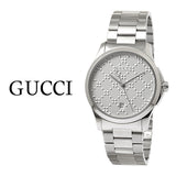 Gucci G Timeless Quartz Silver Dial Silver Steel Strap Watch For Women - YA126459 Buy Now By Gucci
