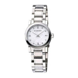 Burberry The City Diamonds Mother of Pearl Dial Silver Steel Strap Watch for Women - BU9224 Buy Now By Burberry