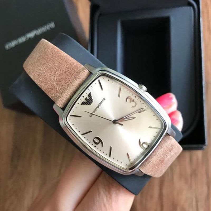 Emporio Armani Epsilon Quartz Brown Dial Brown Leather Strap Watch For Men - AR2489 Buy Now By Emporio Armani