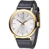 Calvin Klein Surround Silver Dial Black Leather Strap Watch for Men - K3W215C6 Buy Now By Calvin Klein